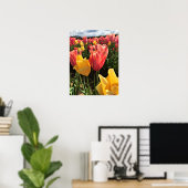Poster Pretty Spring Tulips in a Field, Oregon (Bureau à domicile)