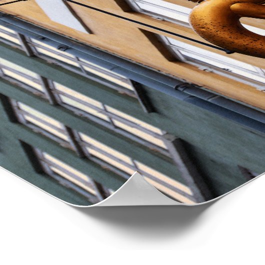 Poster Pretzel couronné à Copenhague (Coin)