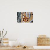 Poster Pretzel Couronné à Copenhague (Cuisine)
