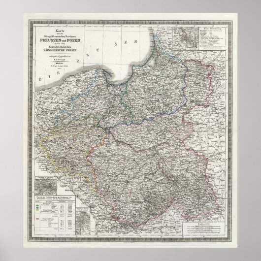 Poster Preussen, Posen, Polen (Devant)