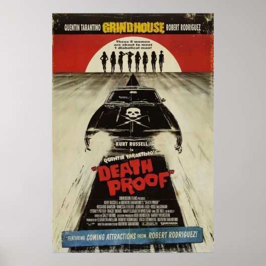 Poster Preuve de la mort (Devant)