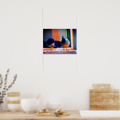 Poster Prévenir les pigeons (Cuisine)