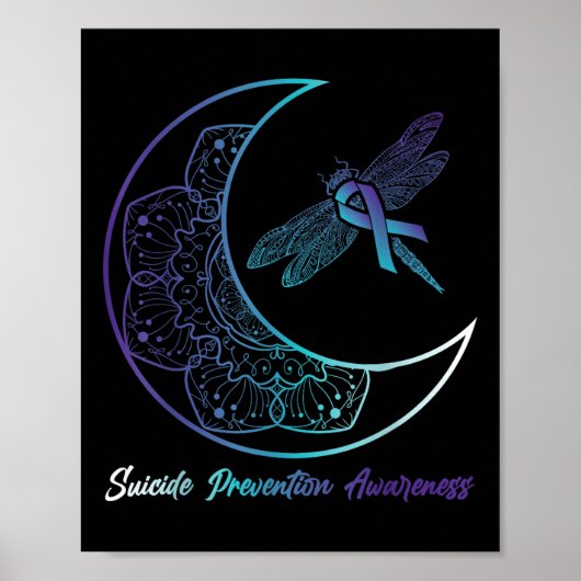 Poster Prévention de la dépression suicidaire Libellule L (Devant)
