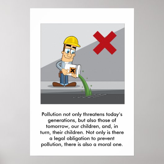 Poster Prévention de la pollution 001 (Devant)
