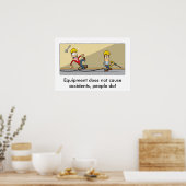 Poster Prévention des accidents 001 (Cuisine)