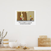 Poster Prévention des accidents 002 (Cuisine)