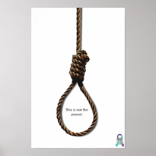 Poster Prévention du suicide (Devant)