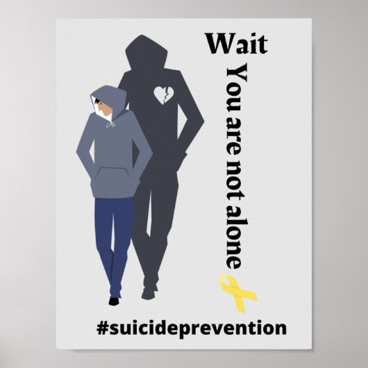 Poster Prévention du suicide (Devant)
