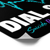 Poster Prévention du suicide 988 Demain aura besoin de vo (Coin)