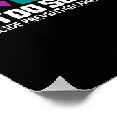 Poster Prévention Du Suicide Aucune Histoire Ne Devrait M (Coin)