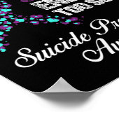 Poster Prévention Du Suicide Aucune Histoire Ne Devrait M (Coin)