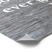 Poster Prévention du suicide Bois blanc et Brown Texté (Coin)