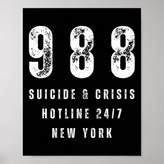 Poster Prévention du suicide - Dépression (Devant)