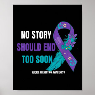 Poster Prévention du suicide Sensibilisation Aucune histo