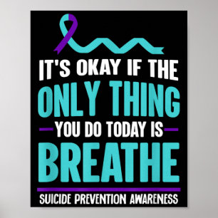 Poster Prévention du suicide Sensibilisation Hommes Femme