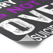 Poster Prévention du suicide Sensibilisation Restez L'his (Coin)