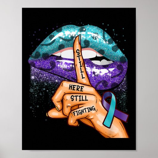 Poster Prévention du suicide Sensibilisation toujours ici (Devant)