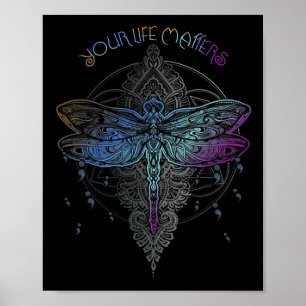 Poster Prévention du suicide Sensibilisation Votre vie co