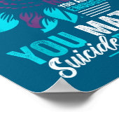Poster Prévention du suicide Vous êtes digne d'amour (Coin)