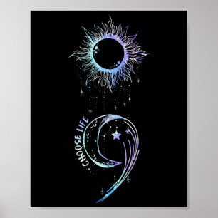 Poster Prévention Sensibilisation Choisir la vie Semicolo