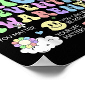 Poster Prévention super Sensibilisation Santé mentale (Coin)