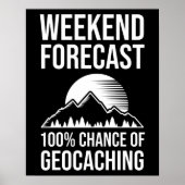 Poster Prévision de fin de semaine - 100% de chance de gé (Devant)