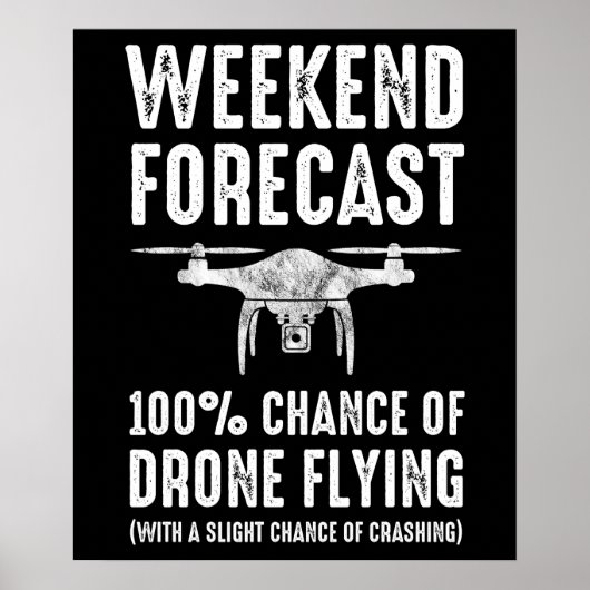 Poster Prévision de fin de semaine - 100% de chance de vo (Devant)