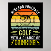Poster Prévision du week-end : Golf avec une chance de bo (Devant)