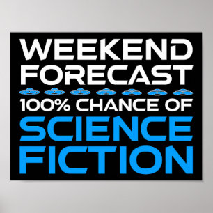 Poster Prévisions de fin de semaine - 100% Chance de scie