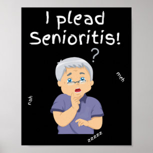 Poster Prévoyez la sénioriste. Vieille Femme âgée Vieilli