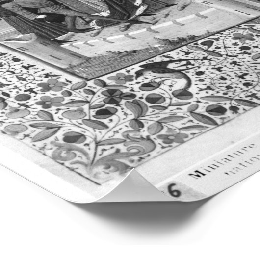 Poster Priam regarde la reconstruction de Troy (Coin)