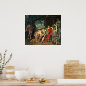 Poster Priam roi suppliant Achille pour le retour de (Cuisine)