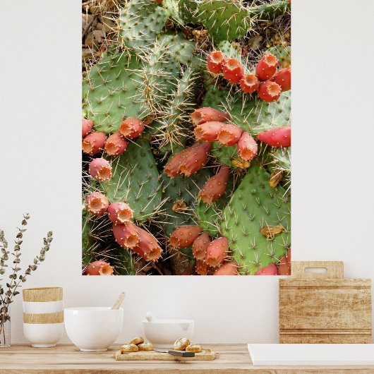 Poster Prickly Pear Cactus (Cuisine)