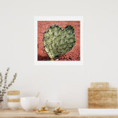 Poster Prickly Pear Heart (Cuisine)