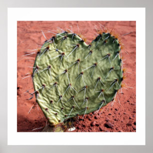 Poster Prickly Pear Heart