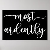 Poster Pride and Prejudice M. Darcy - Most Ardently I (Devant)