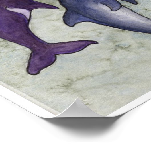 Poster Pride cétacée (Coin)