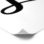 Poster Pride Script Heart (Coin)