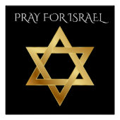 POSTER PRIE POUR ISRAËL (Devant)
