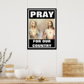 POSTER PRIE POUR NOTRE PAYS RELIGIEUX (Cuisine)