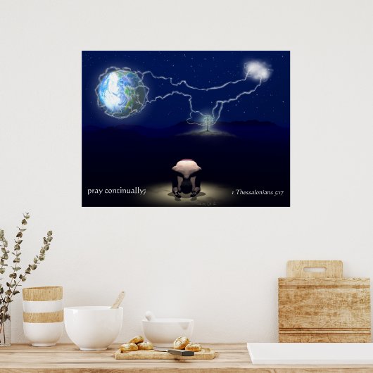 Poster Prier (Cuisine)