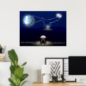 Poster Prier (Bureau à domicile)