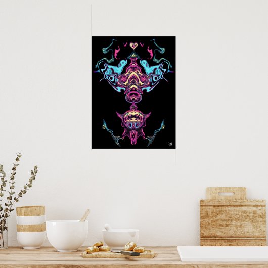 Poster Prier la divinité de l'idole (Cuisine)