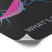 Poster Prier Mantis Texte personnalisé (Coin)