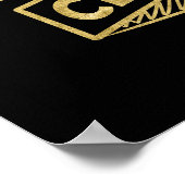 Poster Prier sans cesser l'impression d'art (Coin)