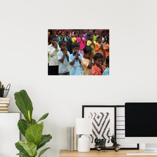 Poster Prière (Bureau à domicile)