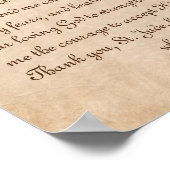 Poster Prière à Saint-Jude pour guérison et force (Coin)