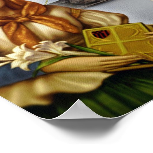 POSTER PRIÈRE À ST DYMPHNA (Coin)