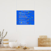 Poster Prière amérindienne (Cuisine)