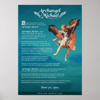 Poster Prière Archangel Michael
